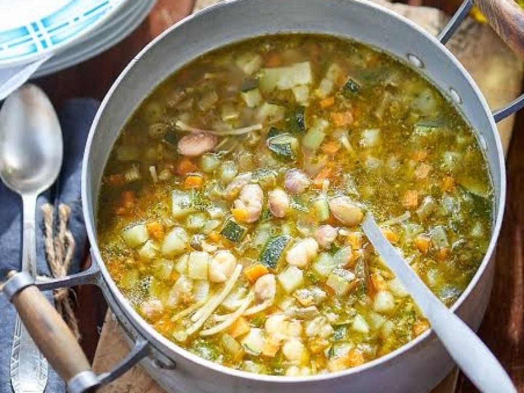 Soupe au Pistou (Provensal Sebze Çorbası)