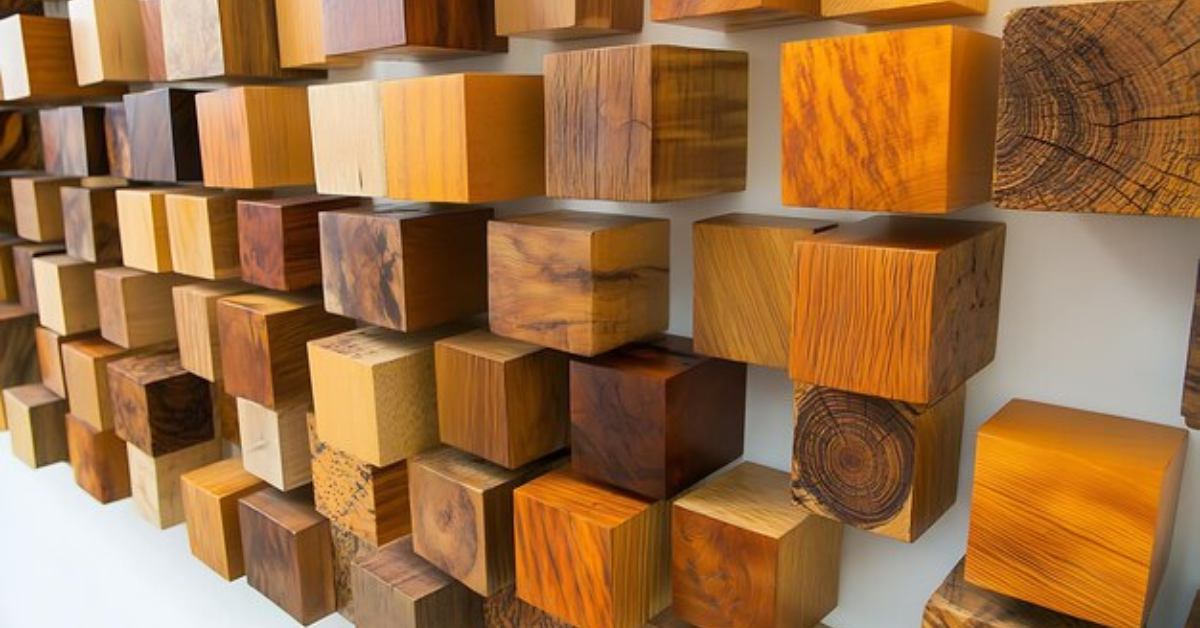Close-up of weathered wood grain texture