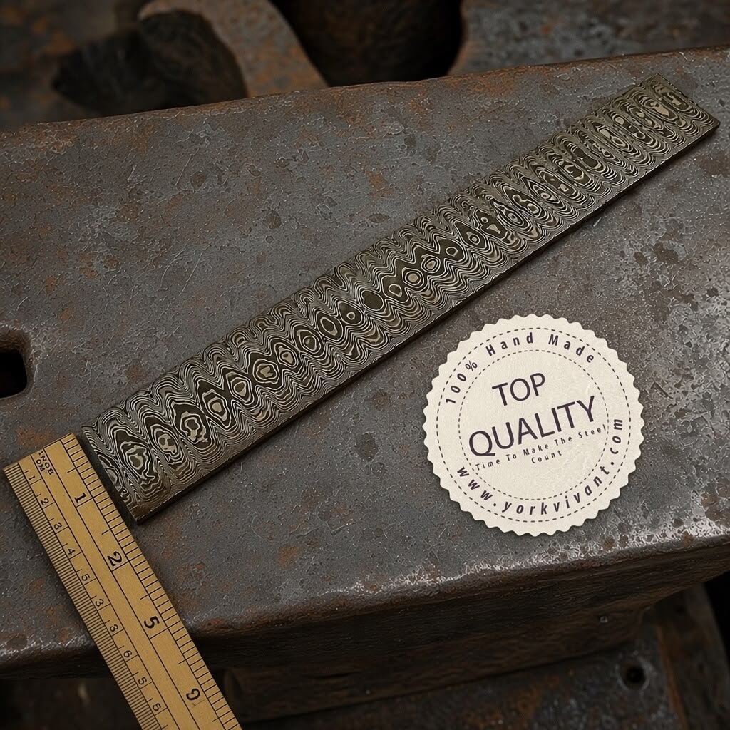 Damascus steel Ladder pattern billet/bar
