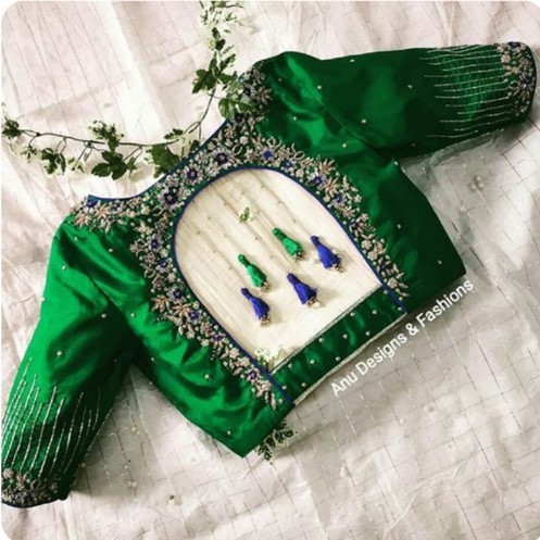 Satin Silk Fabric Blouse For Women