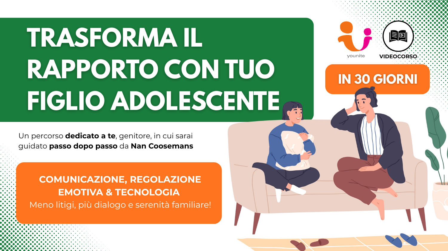 Trasforma il rapporto con tuo figlio adolescente in 30 giorni