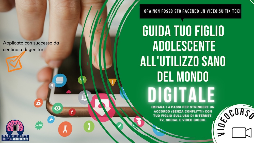 GUIDA TUO FIGLIO ADOLESCENTE ALL'UTILIZZO SANO DEL MONDO DIGITALE