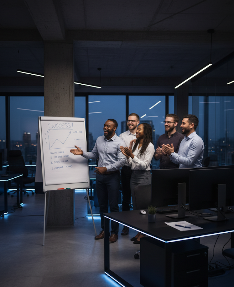 Hospitality team welcoming guests