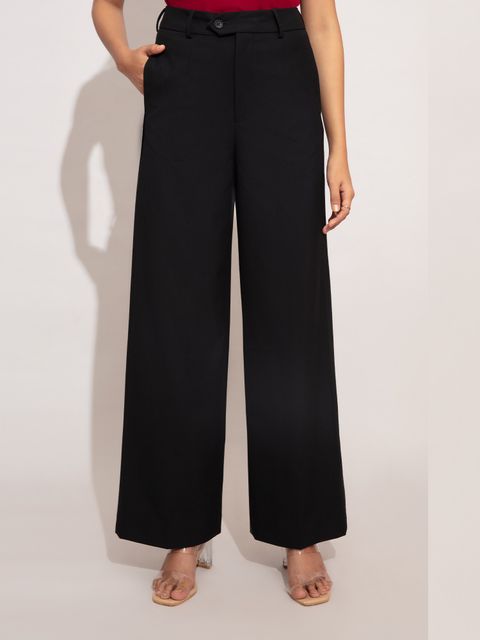 Twenty Dresses Work Solid Wide Leg Trousers preview