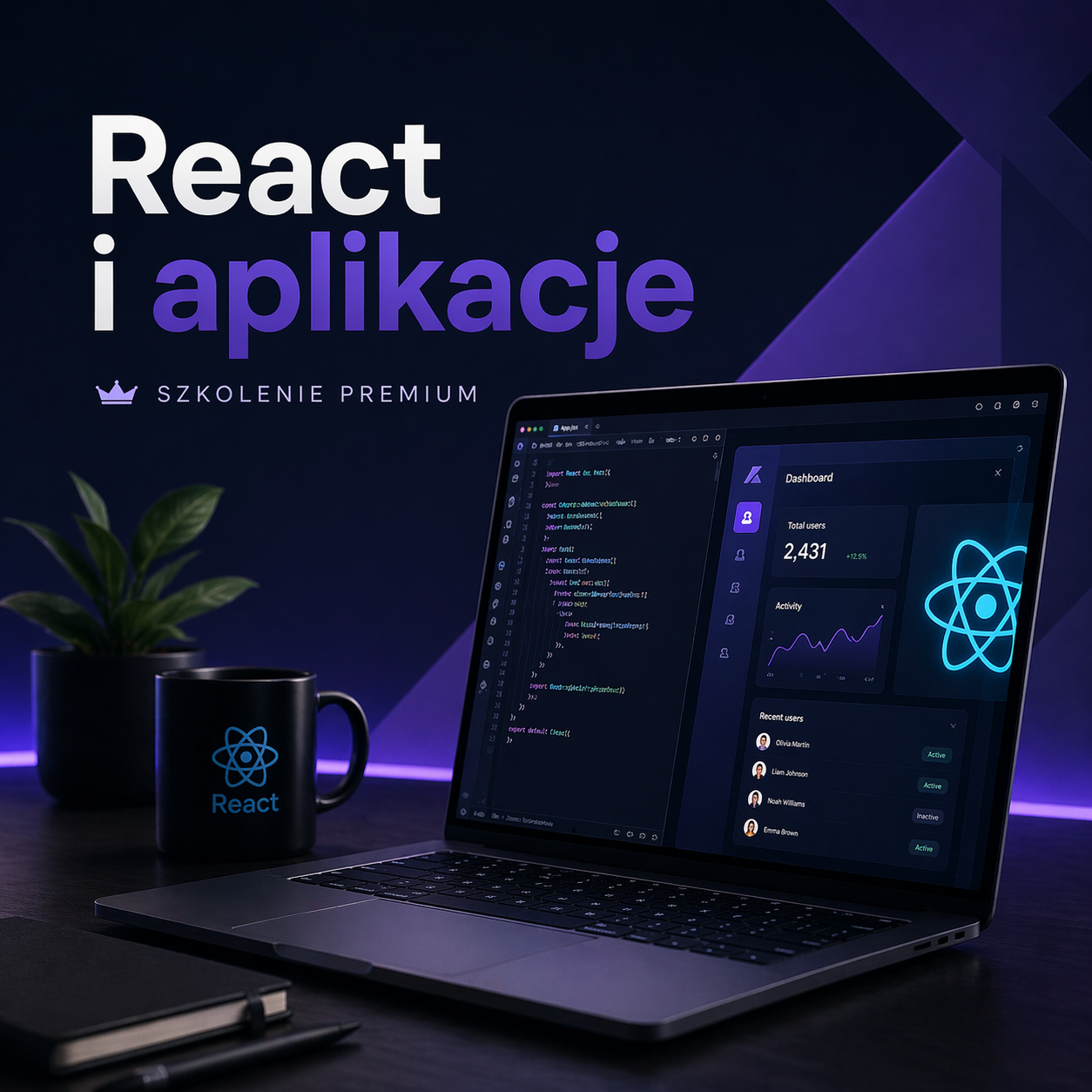 Zdjęcie produktu Szkolenia z React i nowoczesnych aplikacji webowych