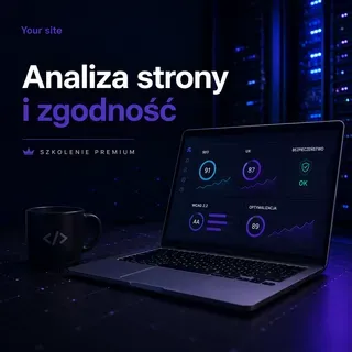 Zdjęcie produktu Szkolenia z analizy, optymalizacji i zgodności strony internetowej