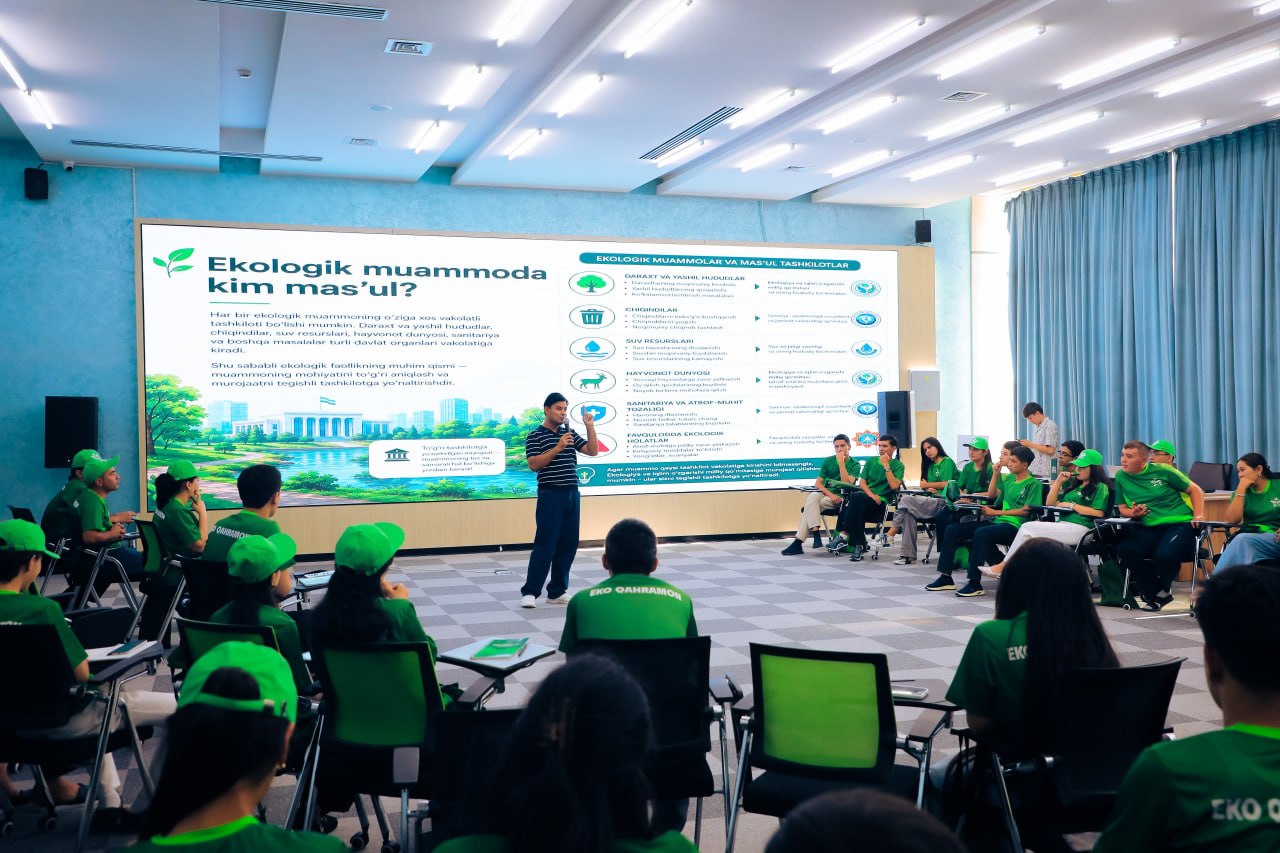 🌎 The "Green Future" camp, aimed at fostering youth environmental initiatives, was held
