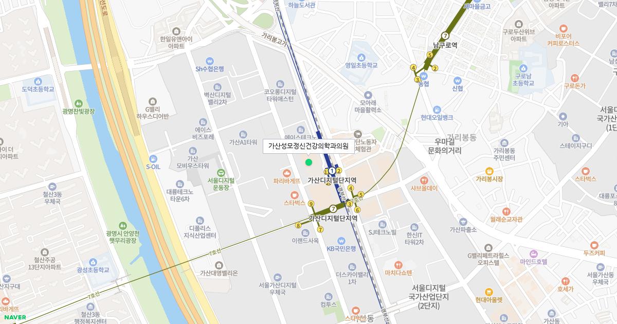 가산성모정신건강의학과의원