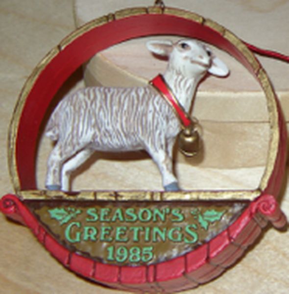 Sheep at Christmas