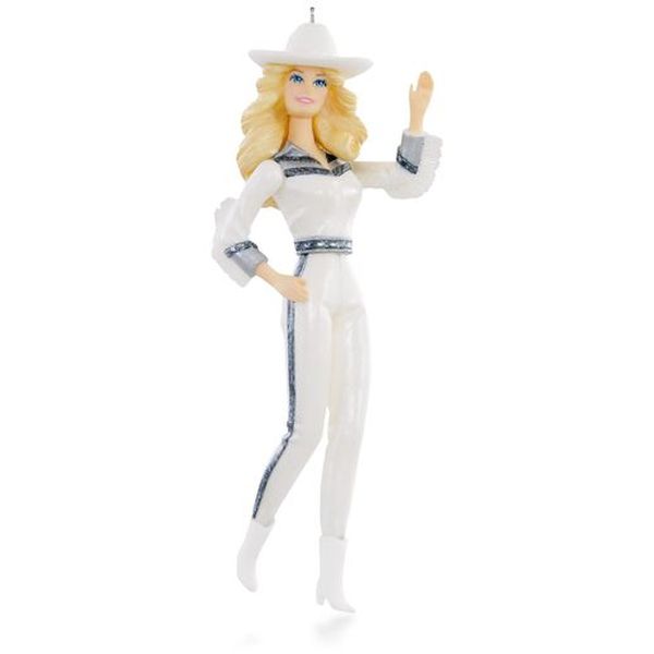 Gorgeous Western Star Barbie Ornament