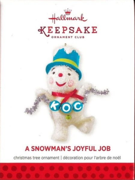A Snowman's Joyful Job
