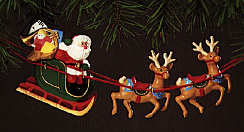Santa And His Reindeer