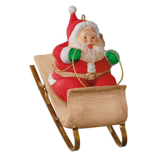 Sledding Santa
