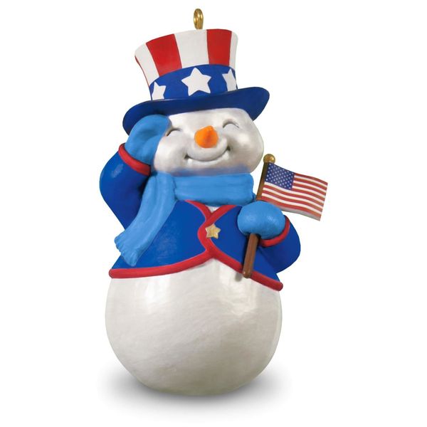 Patriotic Snowman