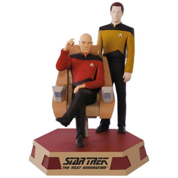 Captain Jean-Luc Picard and Lieutenant Commander Data