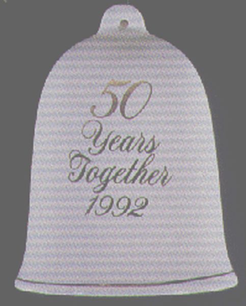 50 Years Together Anniversary Bell