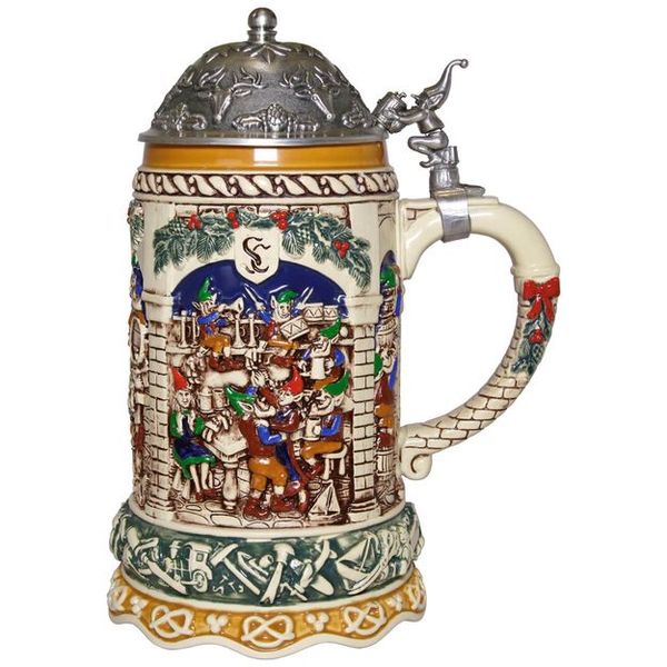 Elf Festivities Beer Stein Tabletop