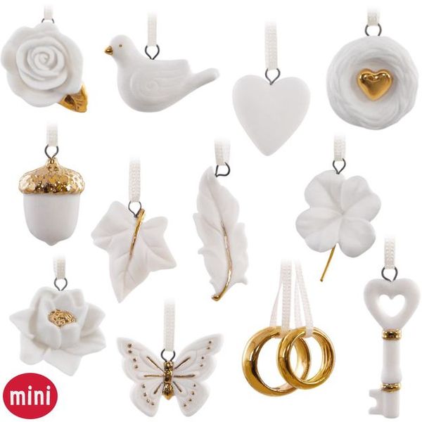 Wedding Wishes Ornament Set
