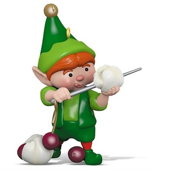 Popcorn Stringing Elf