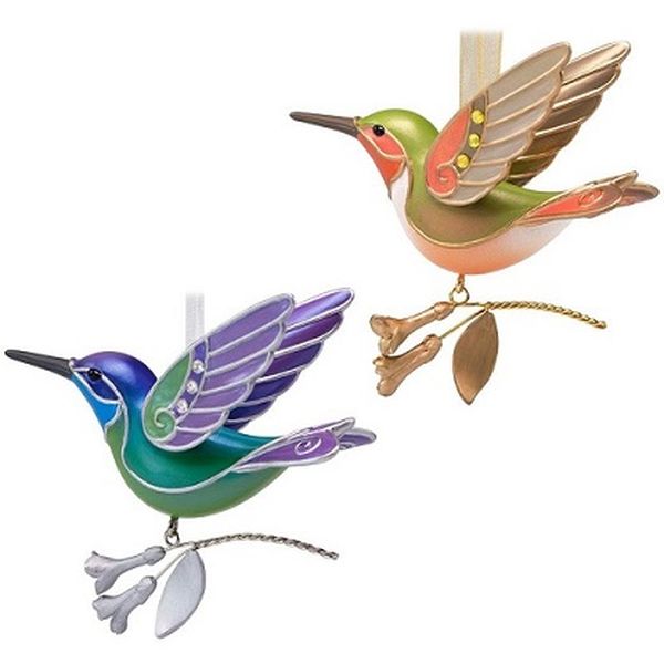 Hummingbird Surprise Mystery Box Ornament