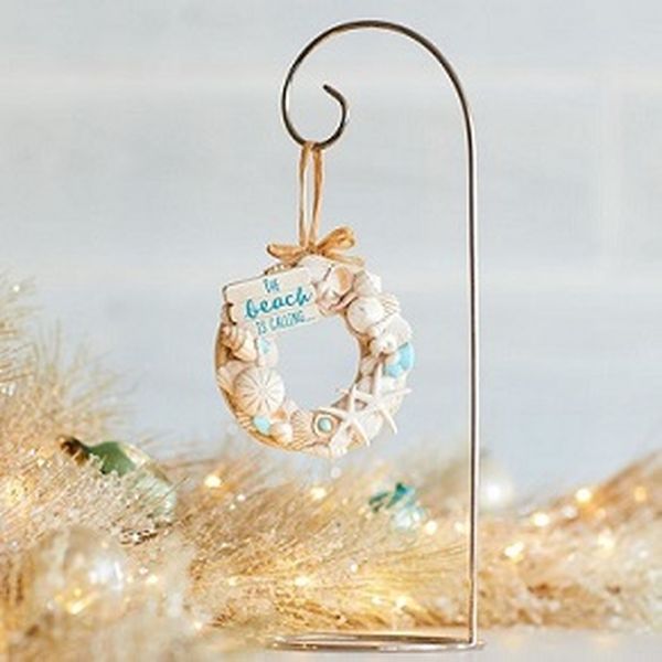 Gold Ornament Display Stand
