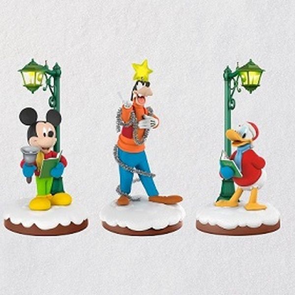 Disney Christmas Carolers Collector's Set Limited Edition Set of 3