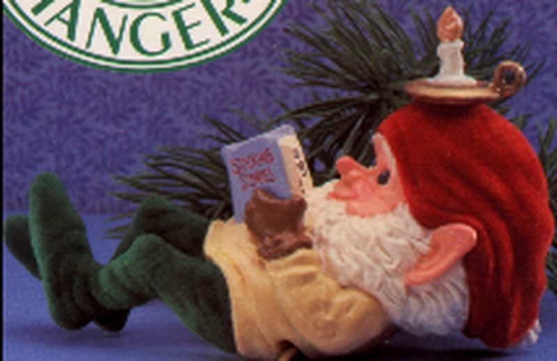 Story Time Elf- Stocking Hanger