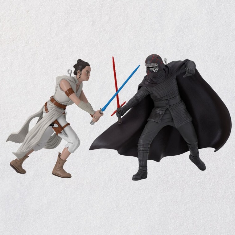 Rey and Kyle Ren
