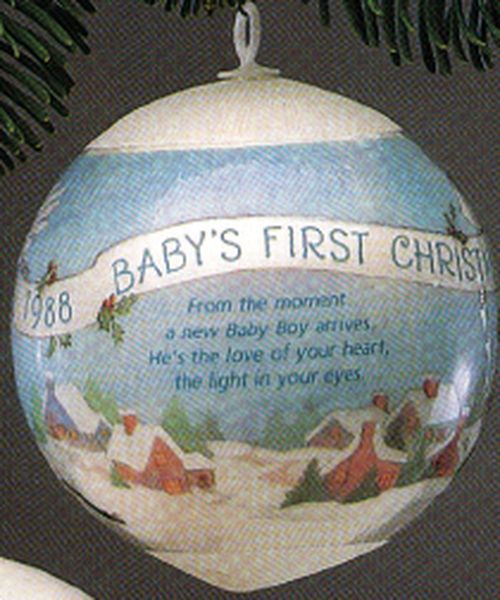 Baby's First Christmas - Boy