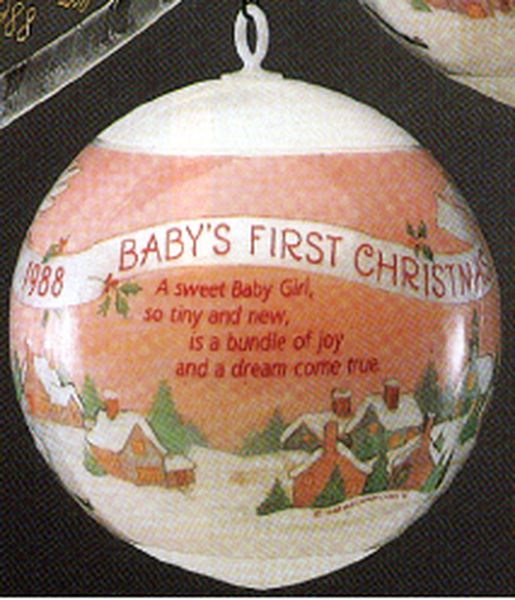 Baby's First Christmas - Girl