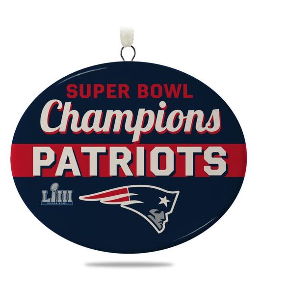 New England Patriots Super Bowl LIII Commemorative Ornament