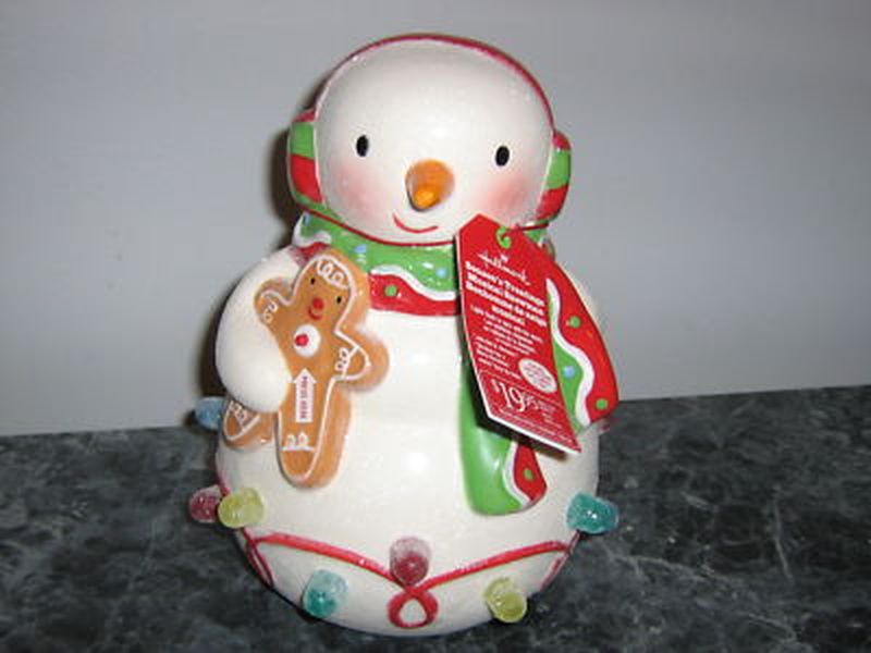 Season's Treatings Musical Snowman