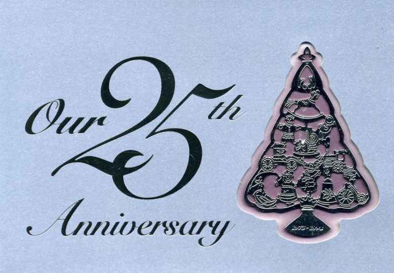 25th Anniversary Silver Tree