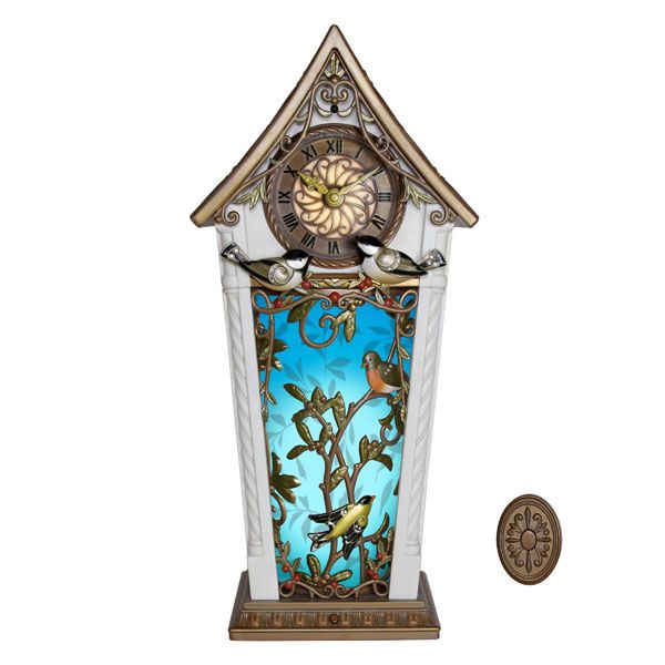 The Beauty of Birds Musical Clock