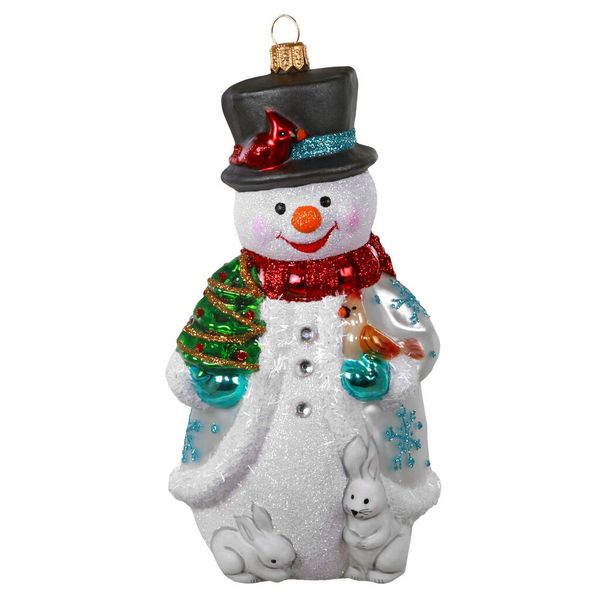 Jolly Glass Snowman