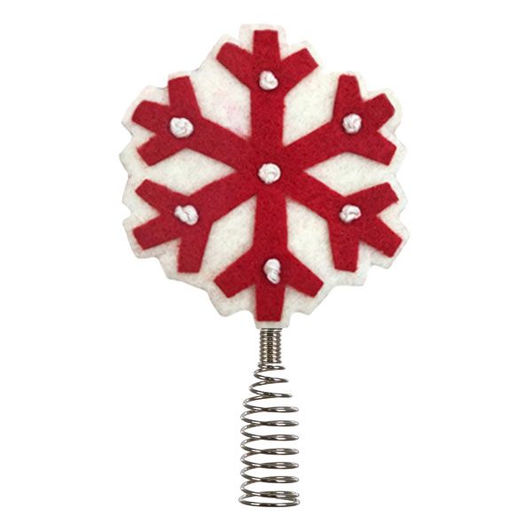 Miniature Snowflake Tree Topper