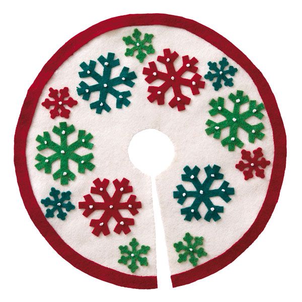 Miniature Snowflake Tree Skirt