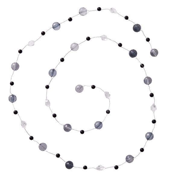 Miniature Silver Ball Garland