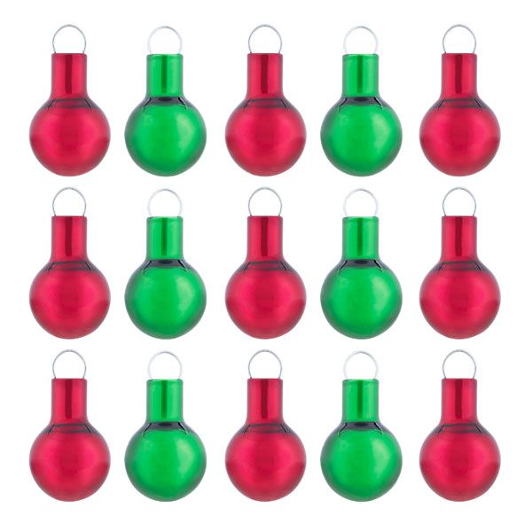 Red & Green Miniature Ornament Set
