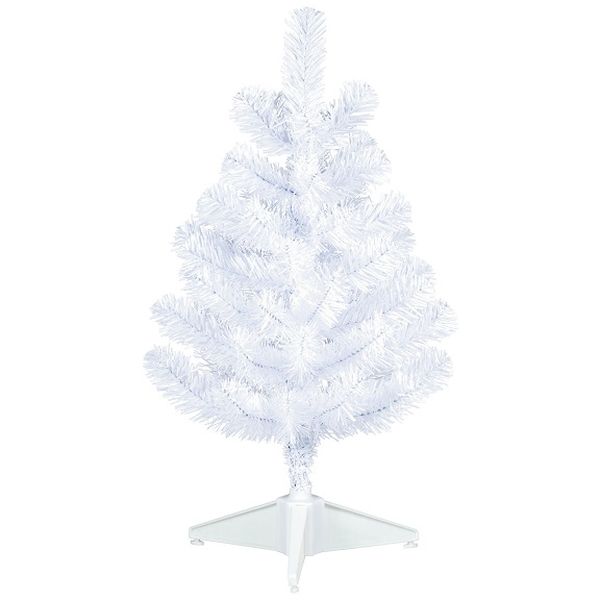 Miniature White Christmas Tree