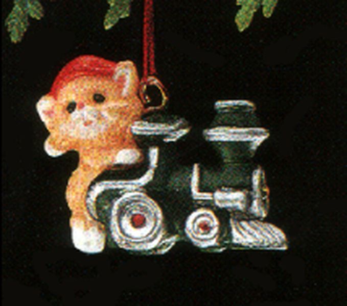 Kitten w/ Locomotive