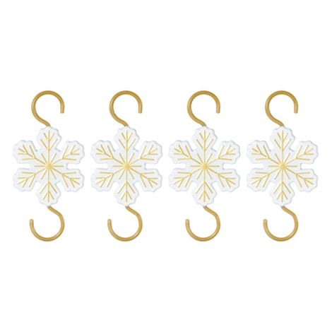 Snowflake Hooks Set of 4