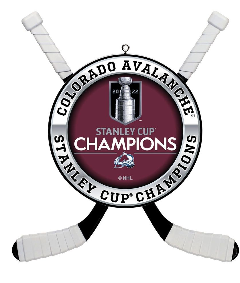 Colorado Avalanche 2022 Stanley Cup Champions Ornament