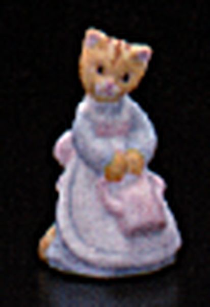 Girl Kitten-Watering Can