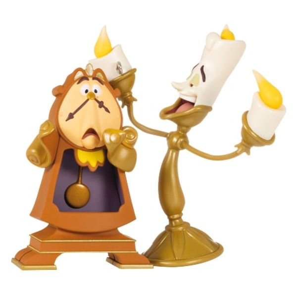 Lumiere and Cogsworth