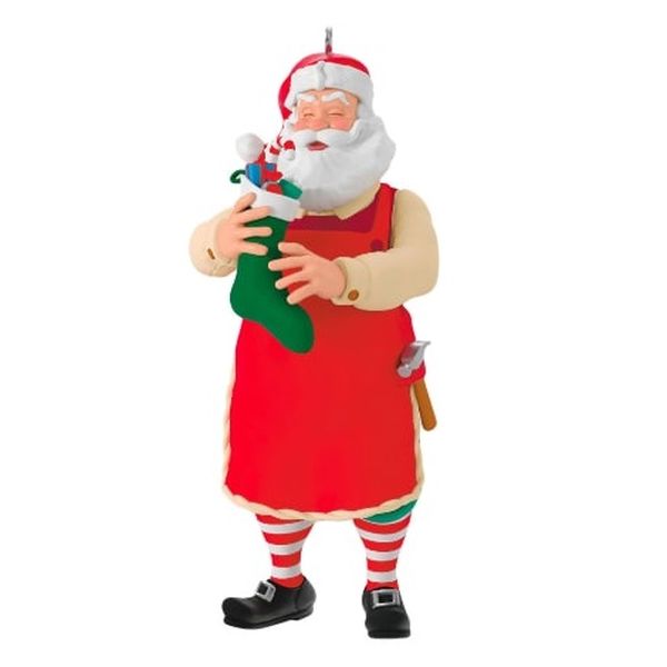 Toymaker Santa Surprise (Red Apron)