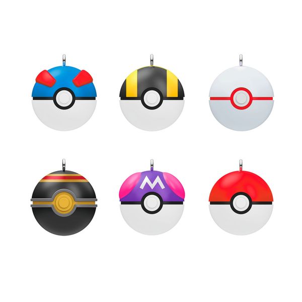 Poke Balls Ornaments Set of 6