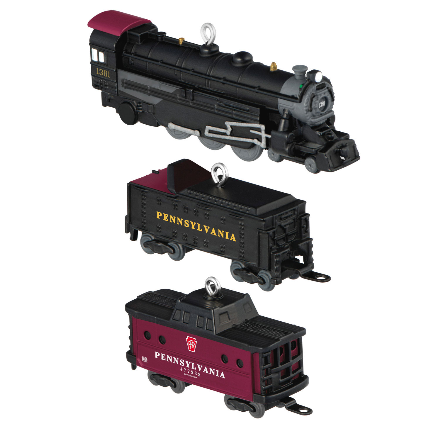 Pennsylvania Steam Locomotive Set of 3