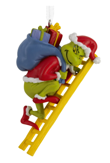 The Grinch on Ladder