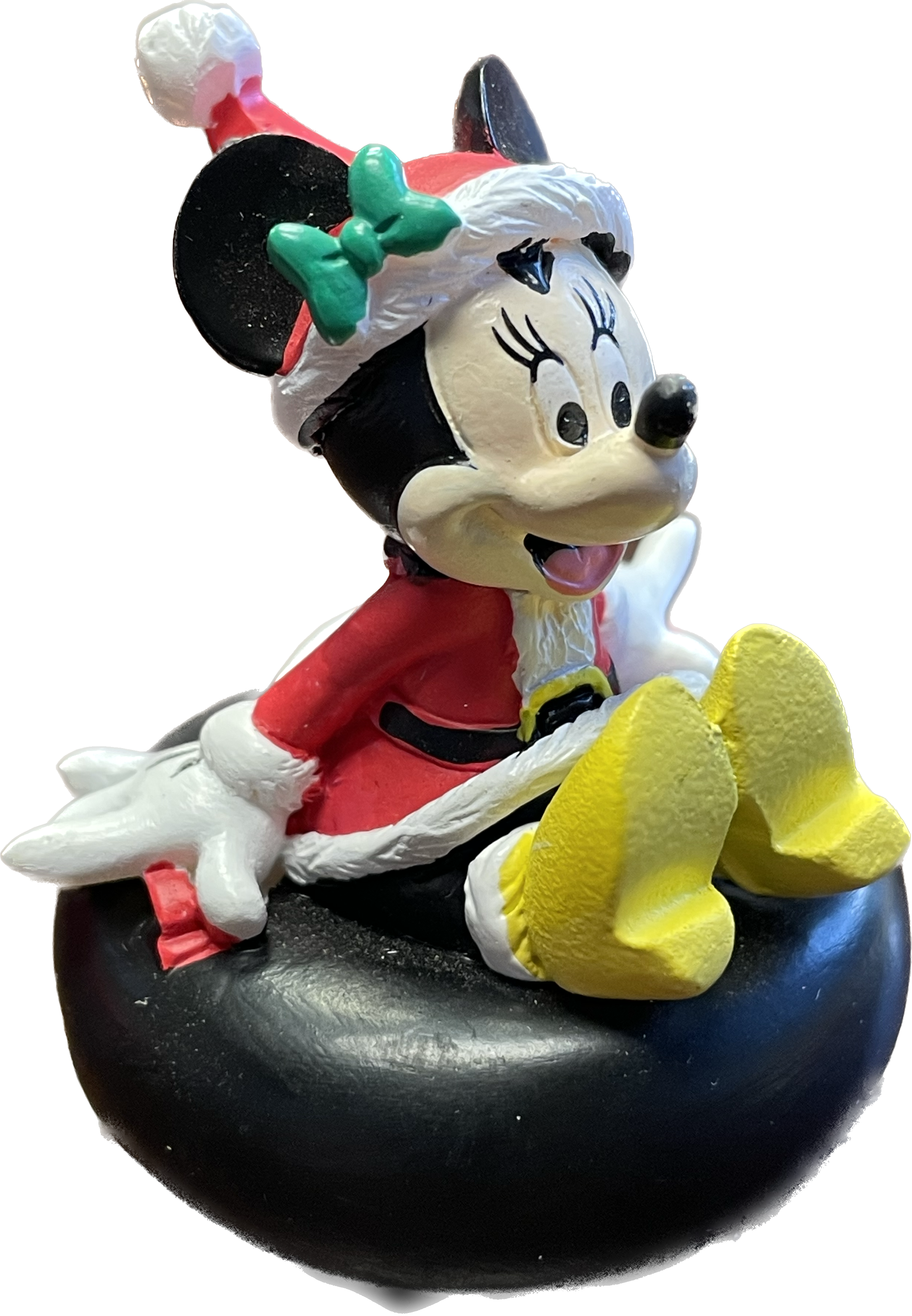 Minnie on Innertube